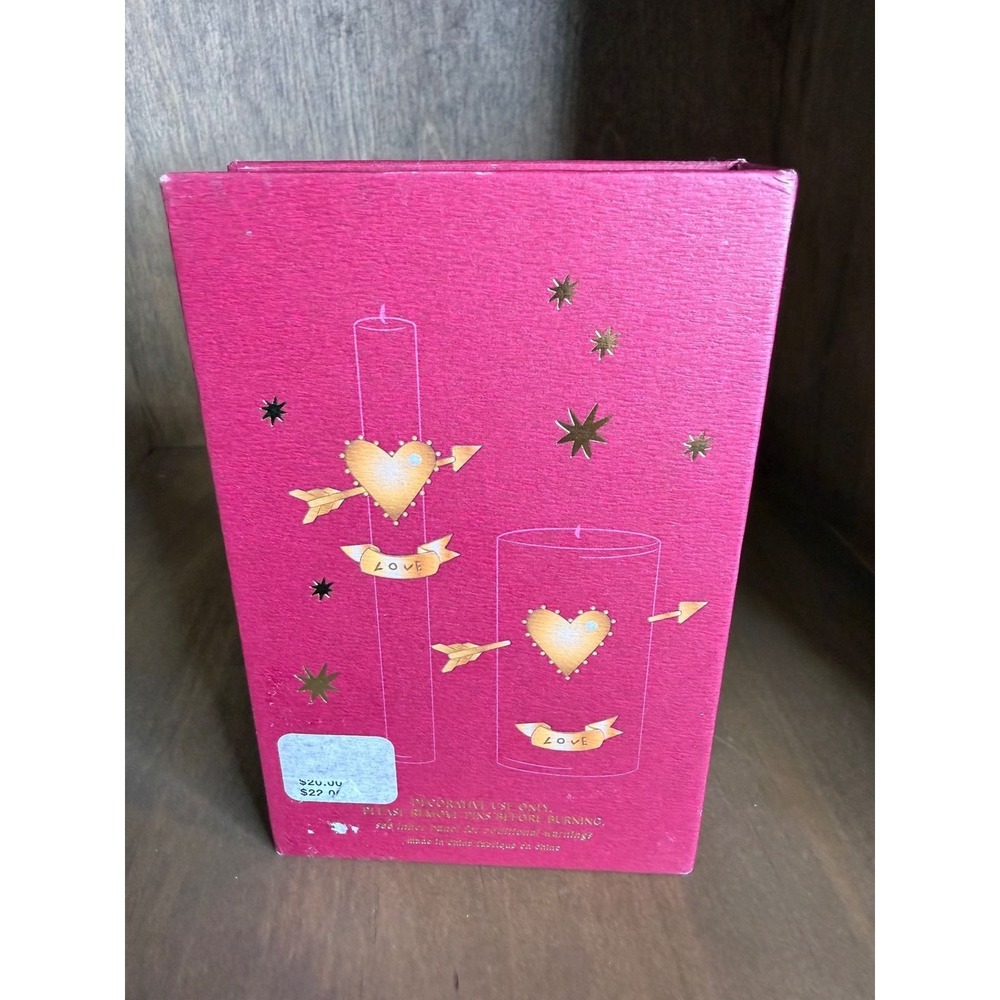 Anthropologie Candle Charms Love Heart Arrow Gold Tone Set New in Box - Picture 4 of 4
